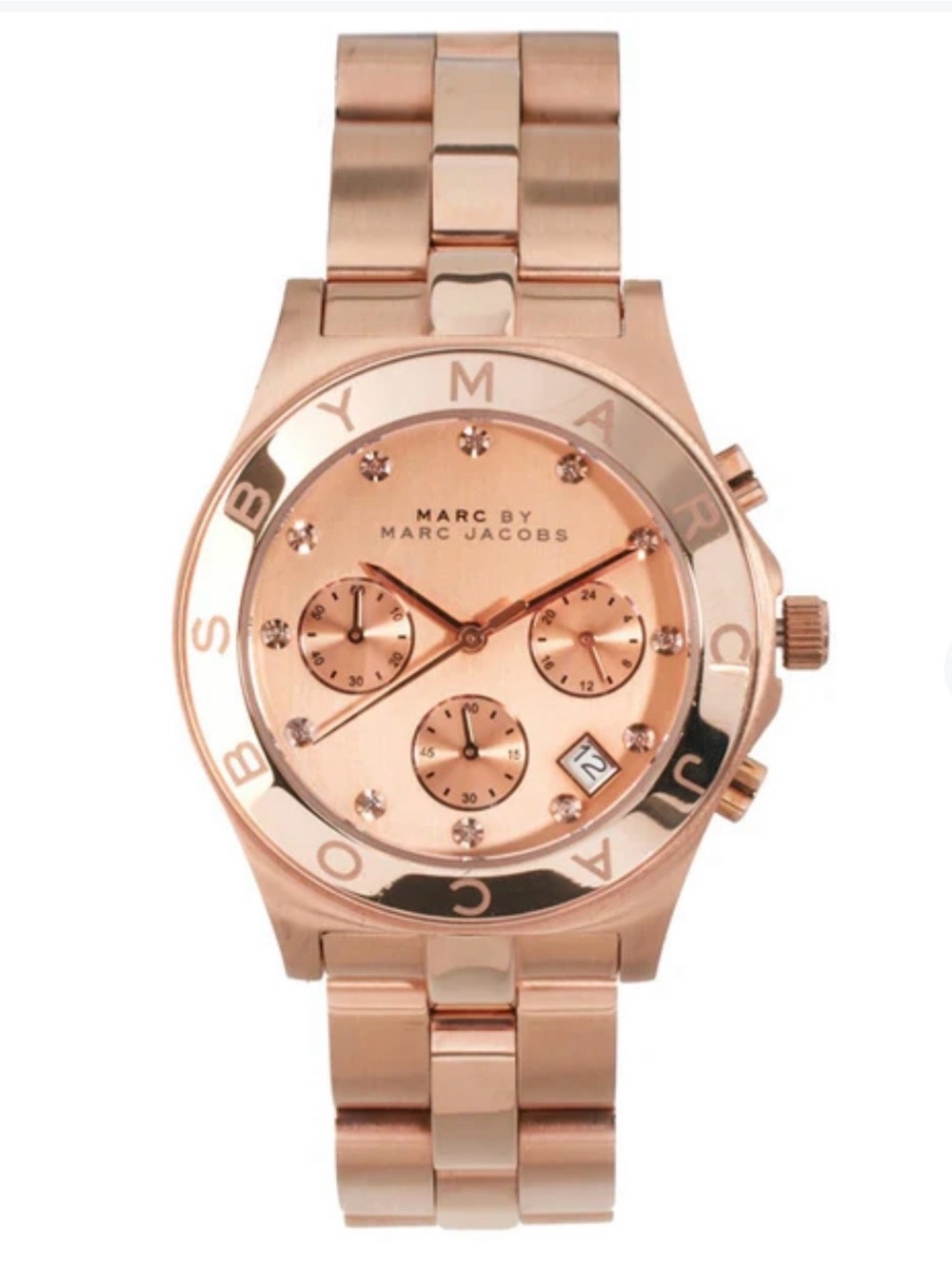 Marc by Marc Jacobs Rose Gold Tone Multifunction Bracelet Watch